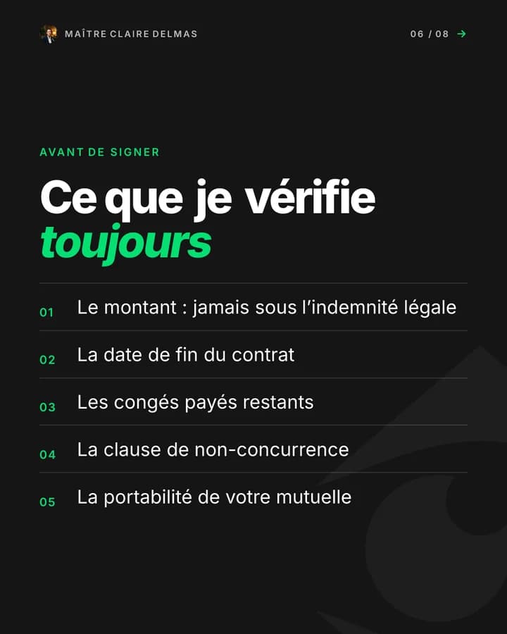 La checklist